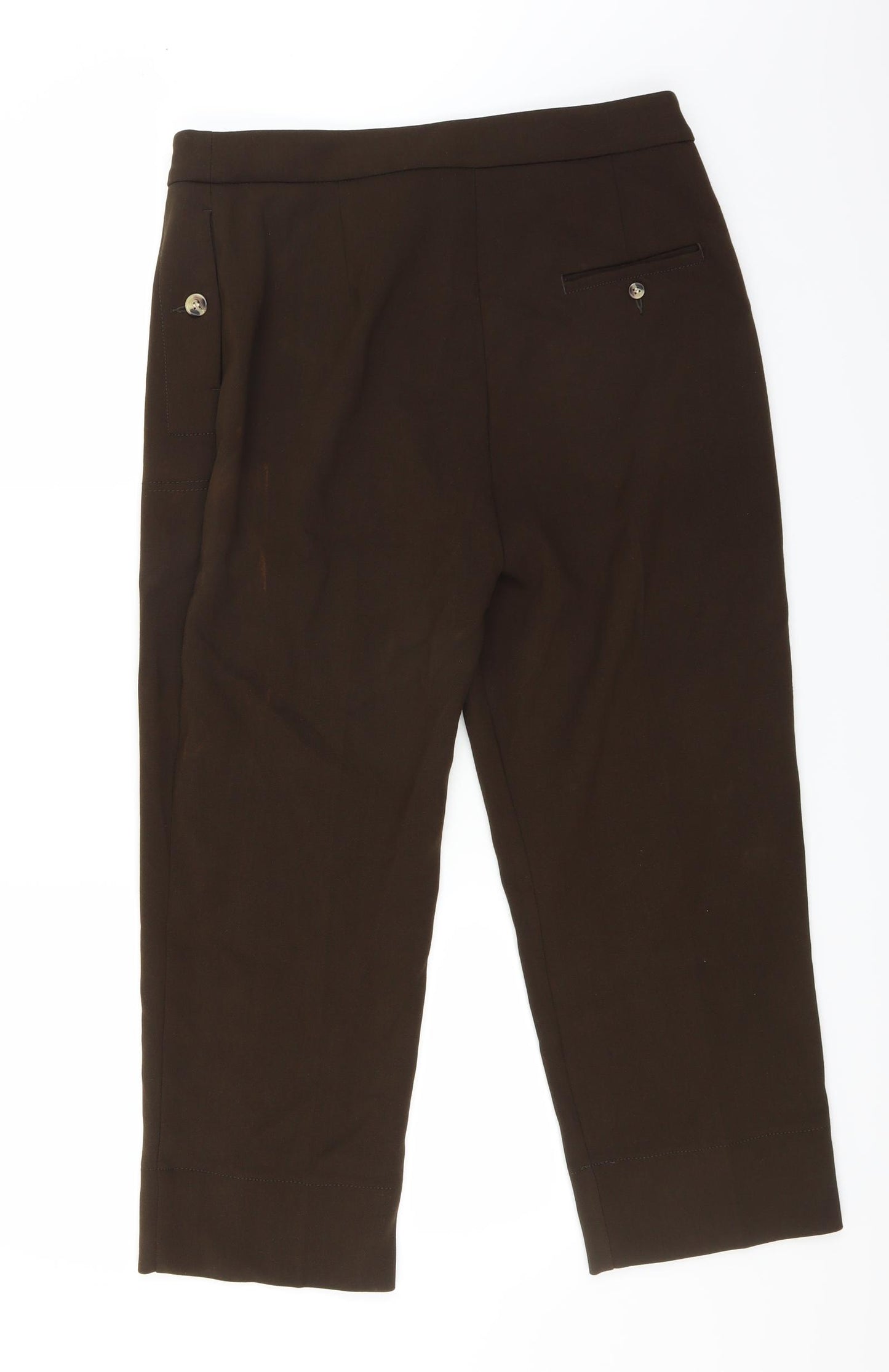 Marks and Spencer Womens Brown   Trousers  Size 14 L23 in