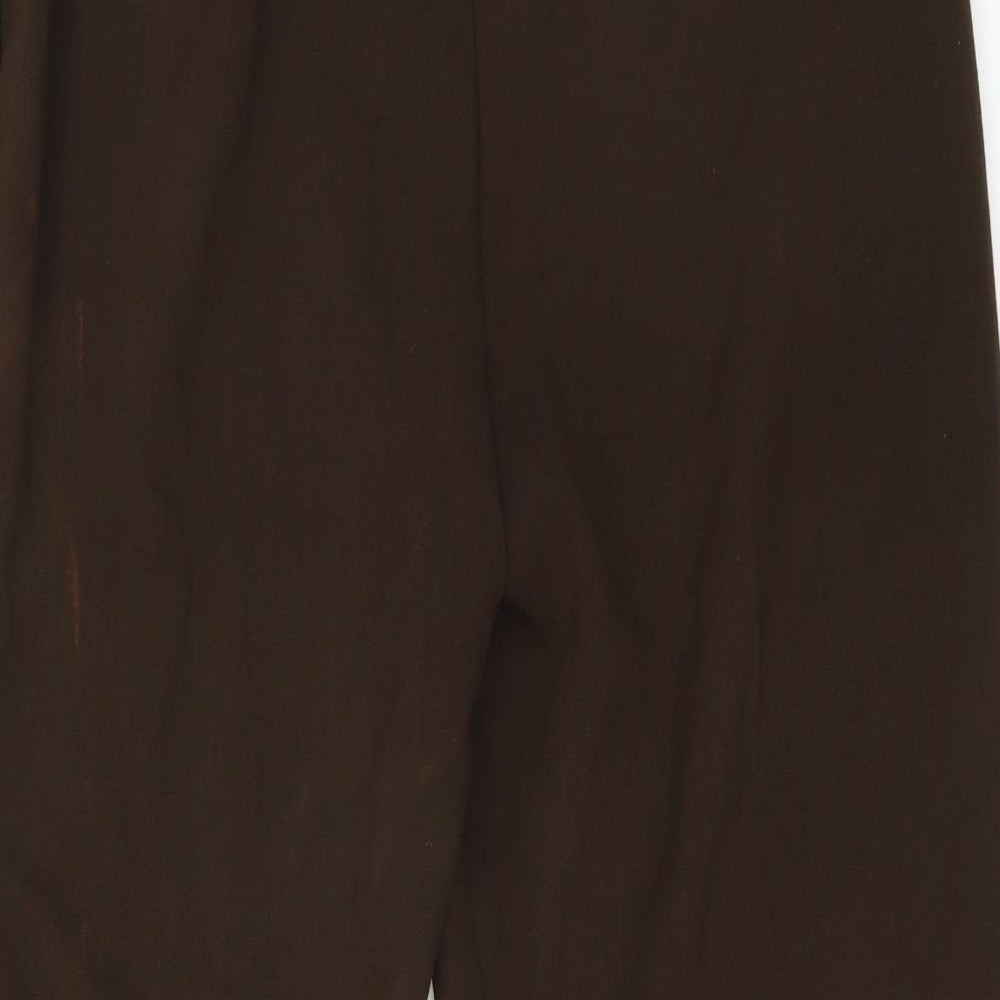Marks and Spencer Womens Brown   Trousers  Size 14 L23 in