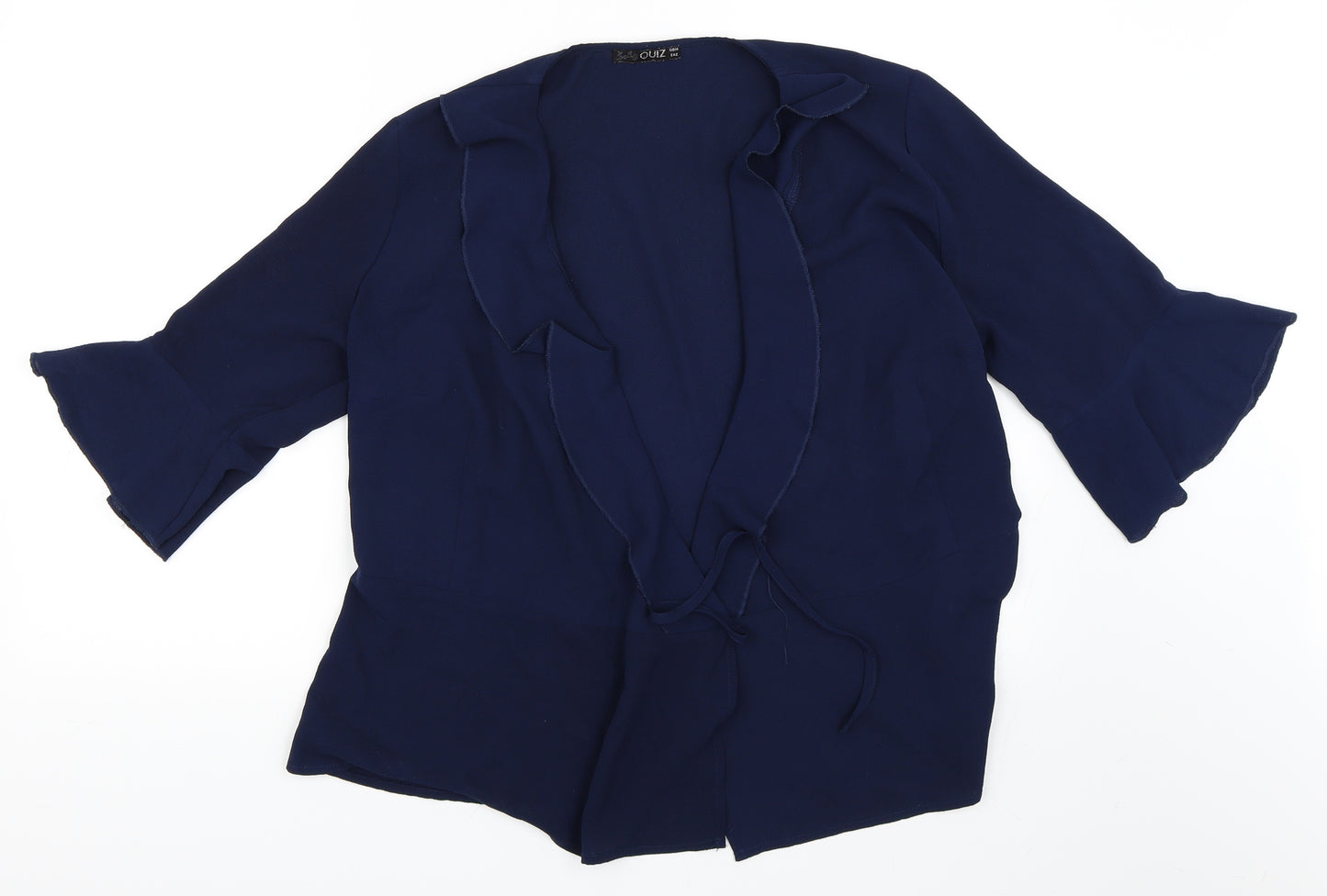 Quiz Womens Blue   Cardigan Jumper Size 14