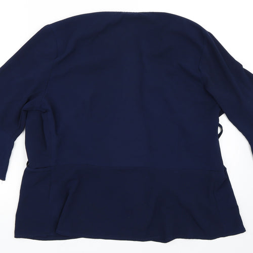 Quiz Womens Blue   Cardigan Jumper Size 14