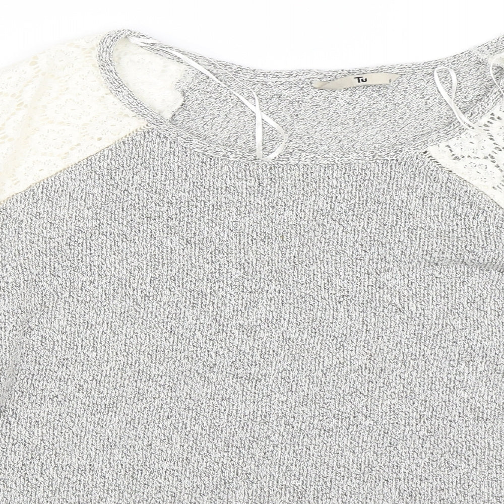 TU Womens Grey   Pullover Jumper Size 18