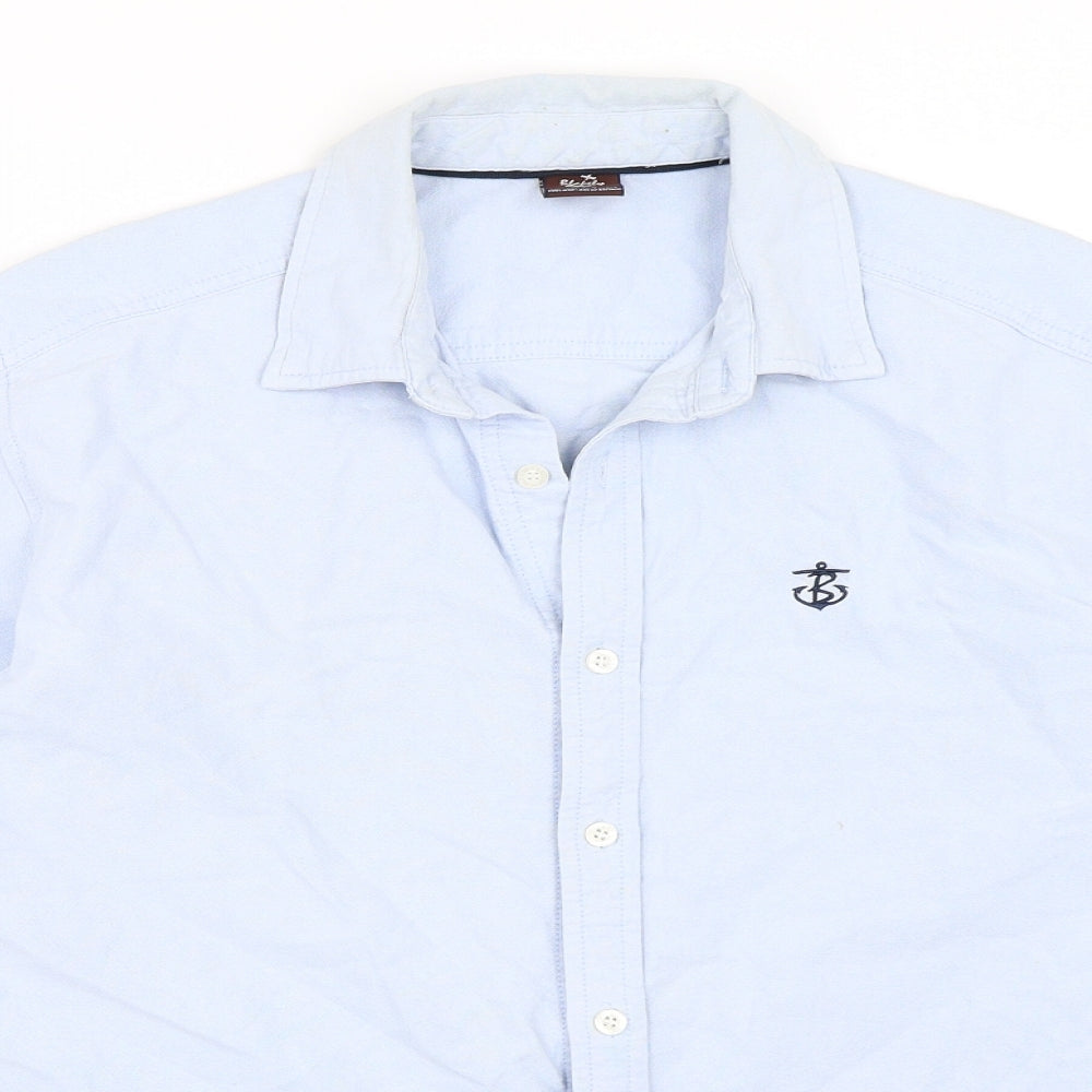 Blakley Clothing Mens Blue    Button-Up Size M
