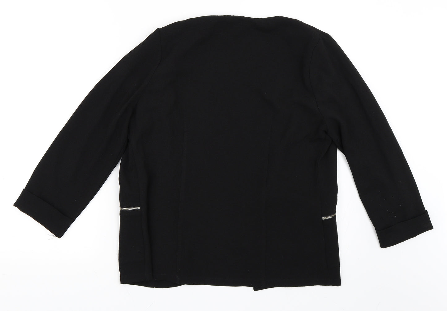 Wallis Womens Black   Jacket Blazer Size 14