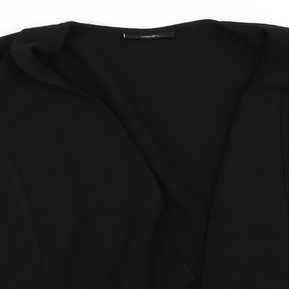 Wallis Womens Black   Jacket Blazer Size 14