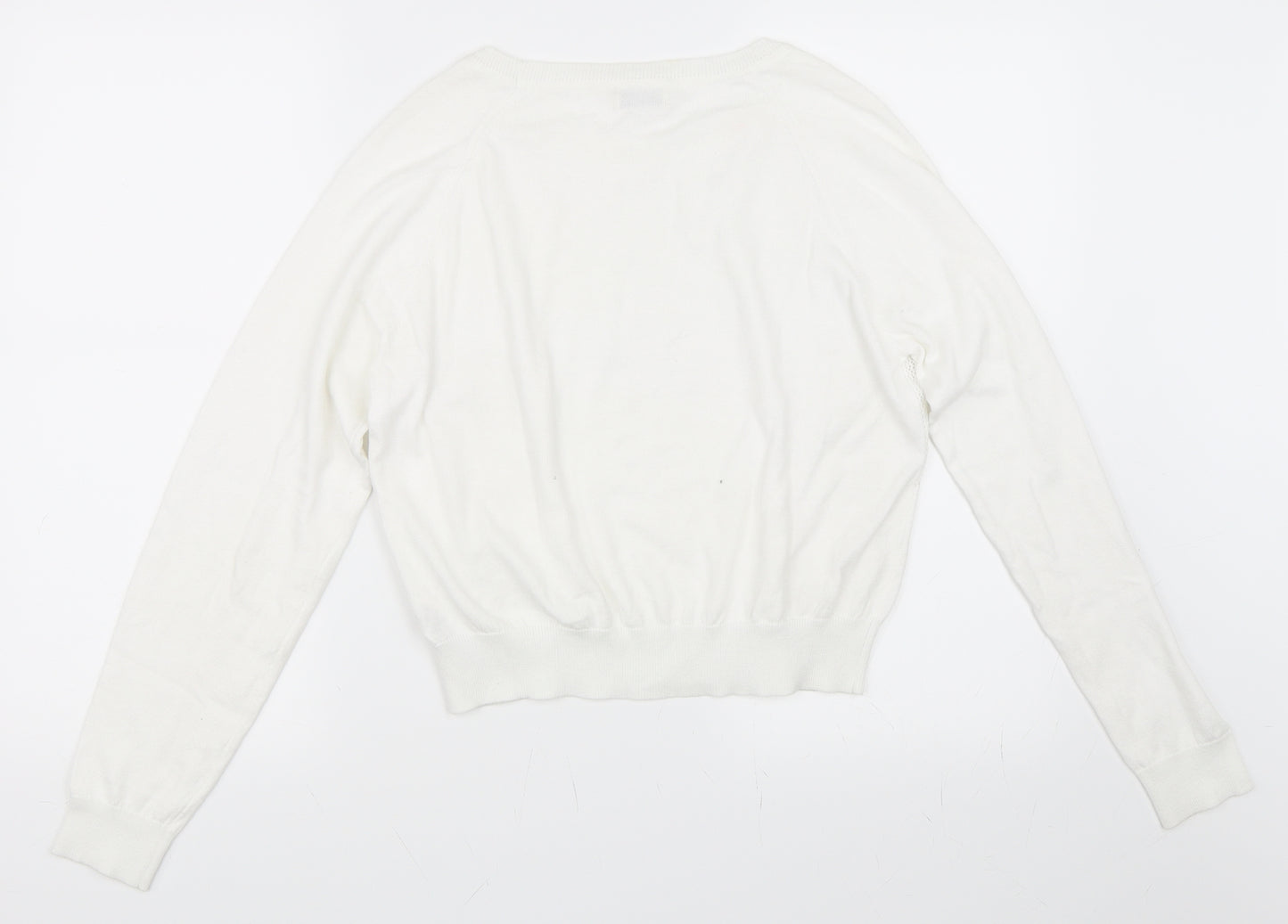 Miss Selfridge Womens Ivory   Pullover Jumper Size 14