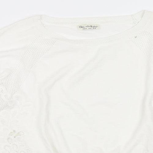 Miss Selfridge Womens Ivory   Pullover Jumper Size 14