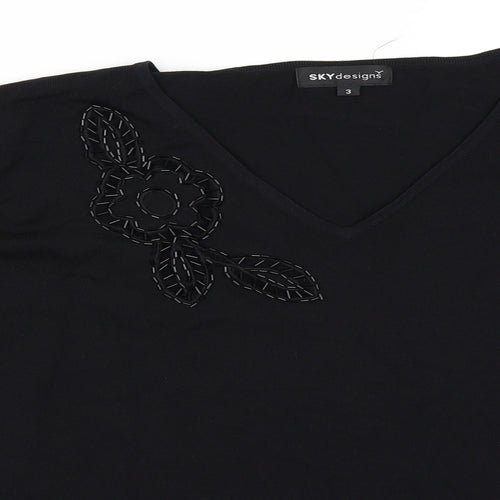 Sky Designs Womens Black   Pullover Jumper Size M