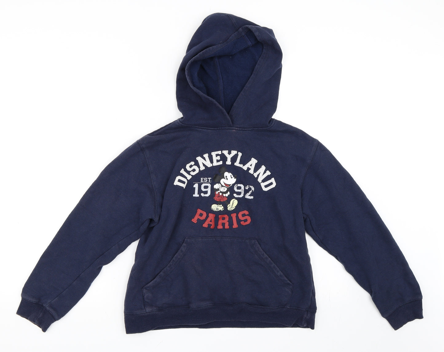 Preworn Boys Blue   Pullover Hoodie Size 12 Years  - Disney Mickey Mouse