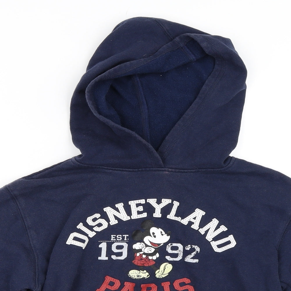 Preworn Boys Blue   Pullover Hoodie Size 12 Years  - Disney Mickey Mouse