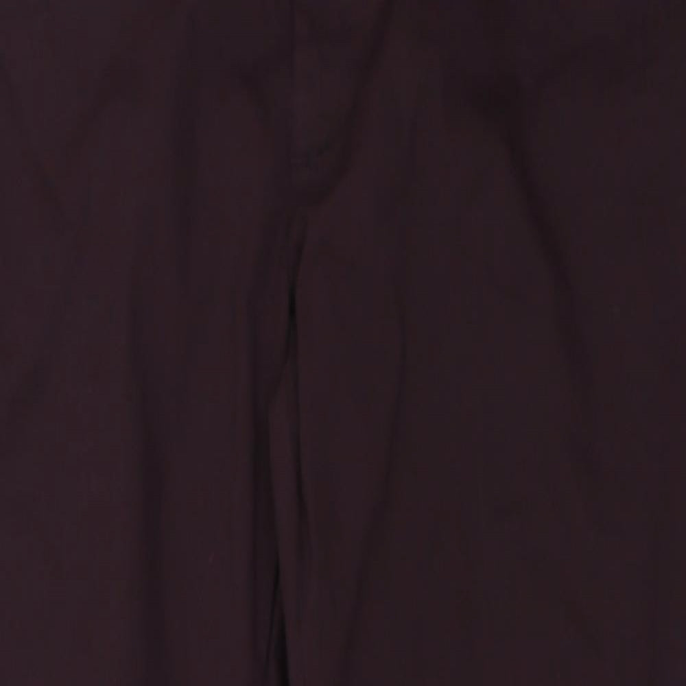 Marks and Spencer Mens Purple   Chino Trousers Size 34 in L29 in