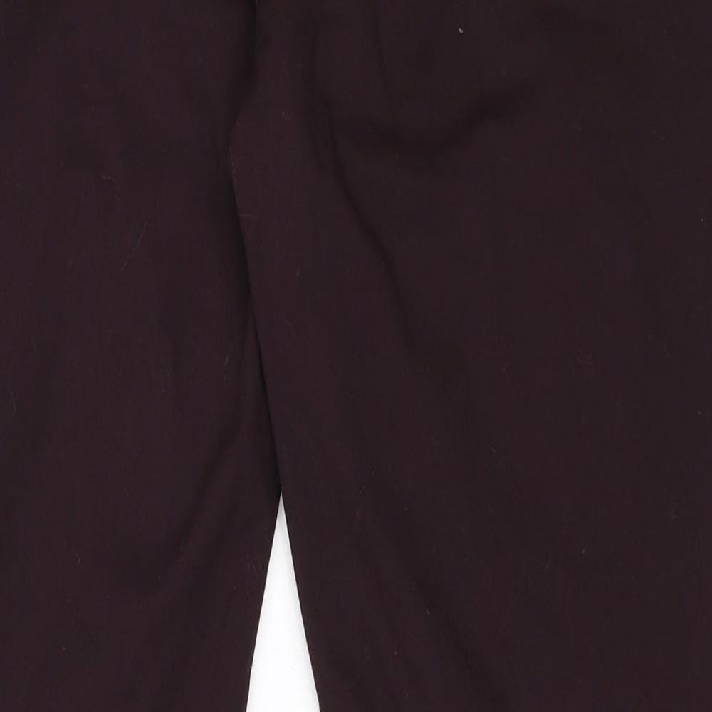 Marks and Spencer Mens Purple   Chino Trousers Size 34 in L29 in