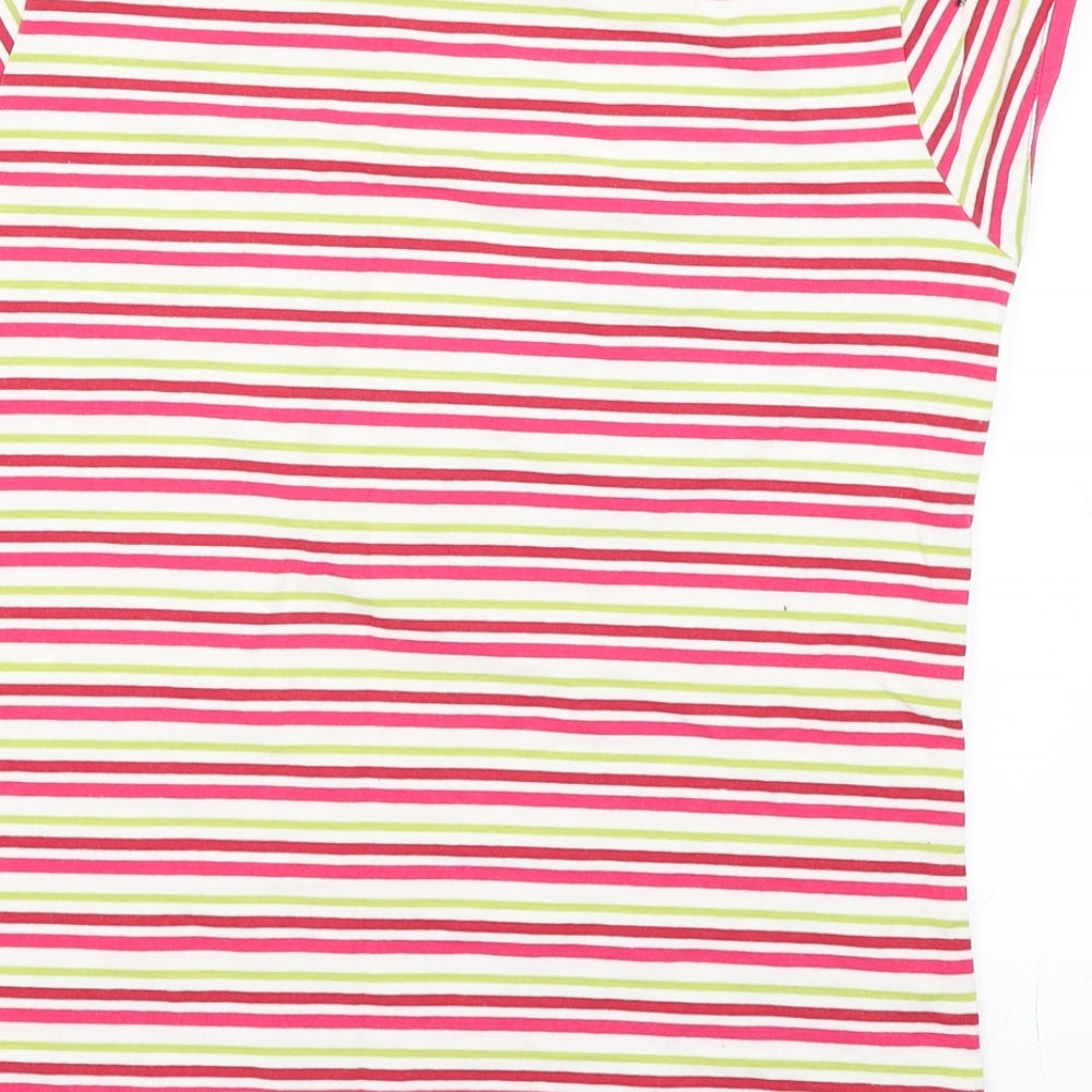 Atmosphere Womens Pink Striped  Basic T-Shirt Size 18