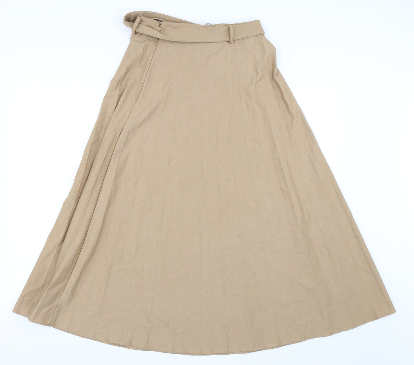 Primark Womens Beige   Swing Skirt Size 10