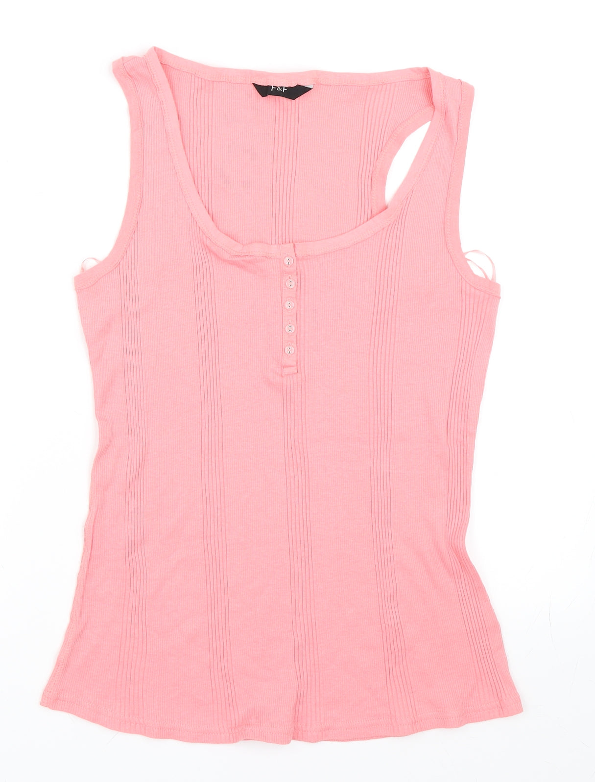 F&F Womens Pink   Basic Tank Size 16