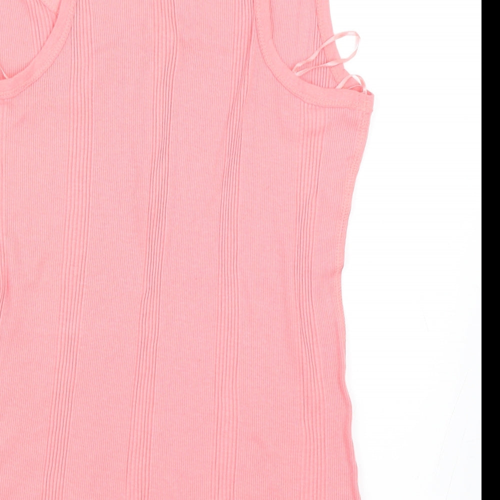 F&F Womens Pink   Basic Tank Size 16