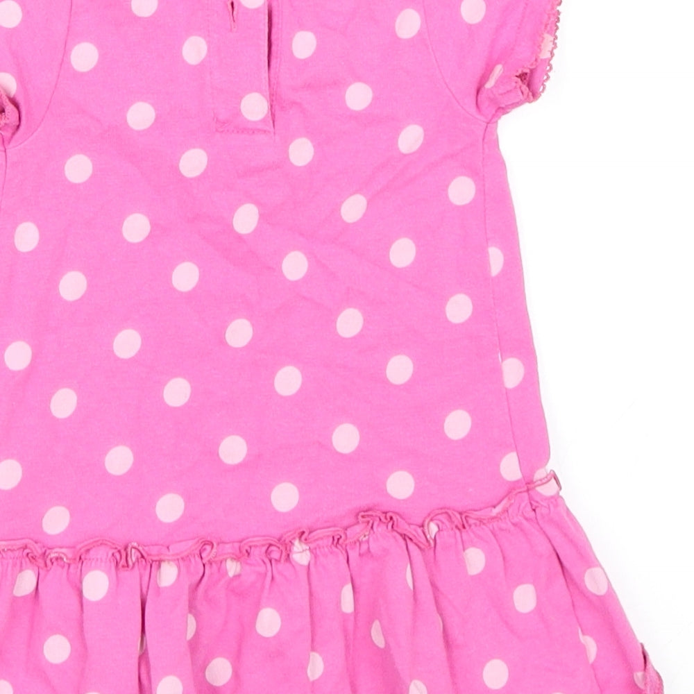 Marks and Spencer Girls Pink   Shift  Size 3-6 Months
