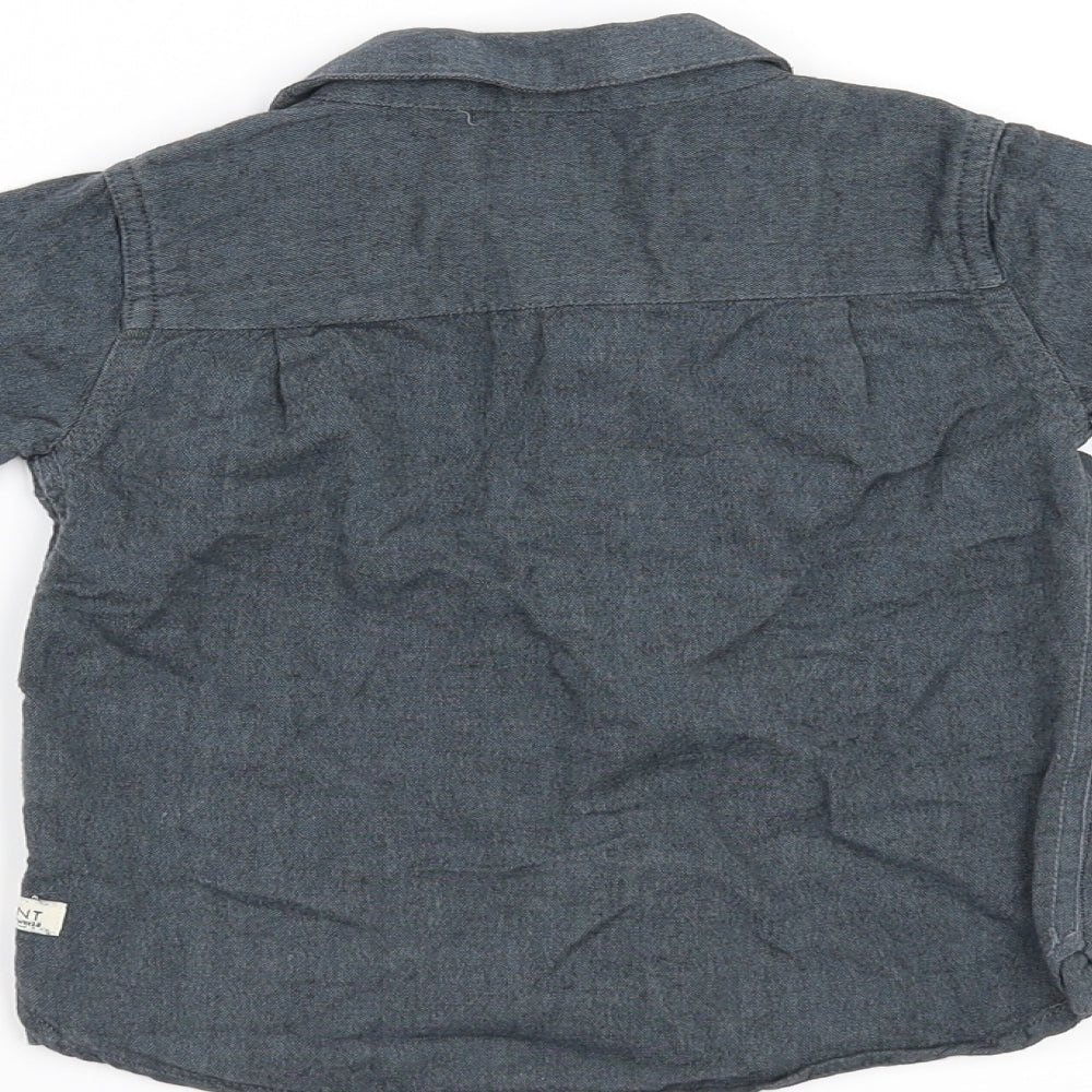 EN FANT Boys Grey   Basic Button-Up Size 2 Years