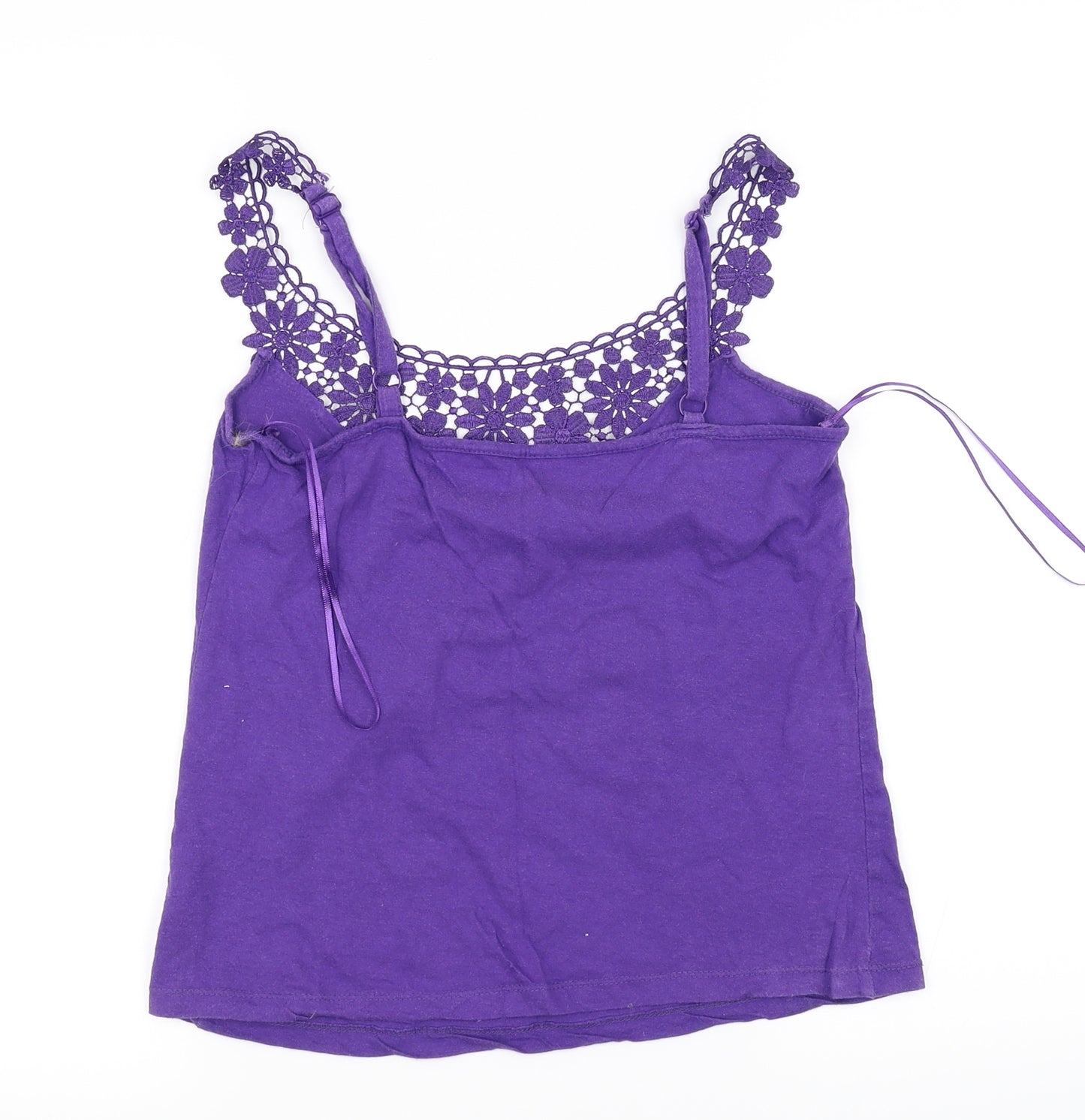 denim co Womens Purple   Basic Blouse Size 10