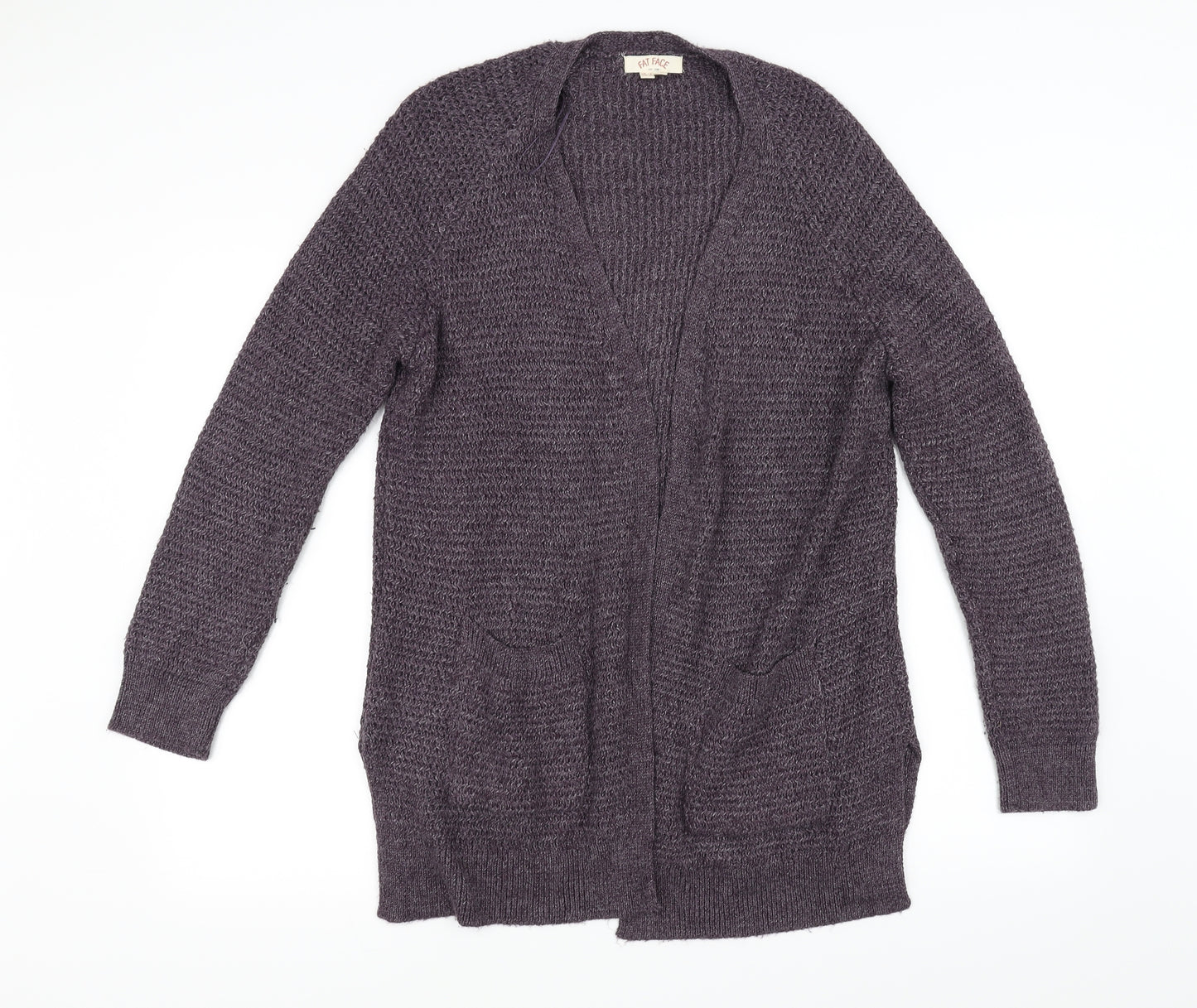 Fat Face Womens Purple   Cardigan Jumper Size 12