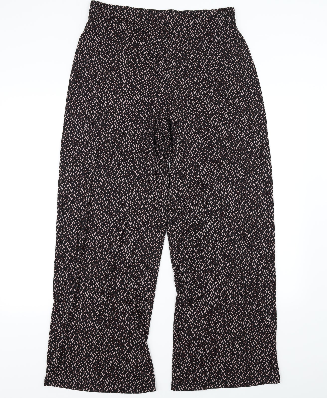 F&F Womens Black Polka Dot  Trousers  Size 14 L28 in