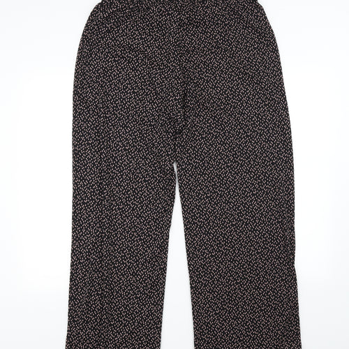 F&F Womens Black Polka Dot  Trousers  Size 14 L28 in