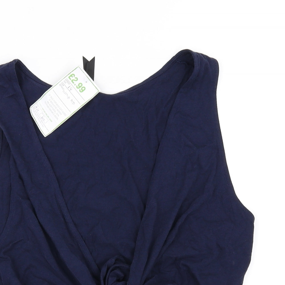 Marks and Spencer Womens Blue   Cardigan Jumper Size 14