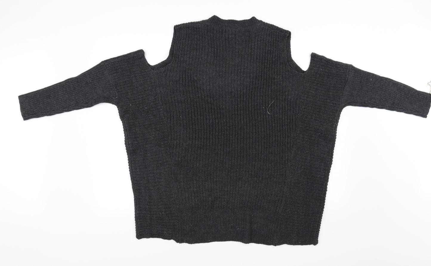 QED London Womens Grey   Cardigan Jumper Size M