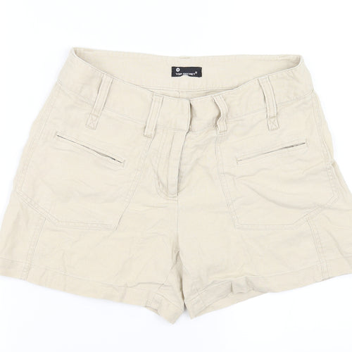 Top Secret Womens Beige   Cut-Off Shorts Size M