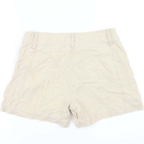 Top Secret Womens Beige   Cut-Off Shorts Size M