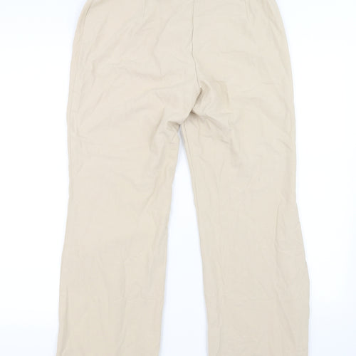 Marks and Spencer Womens Beige   Trousers  Size 10 L27 in