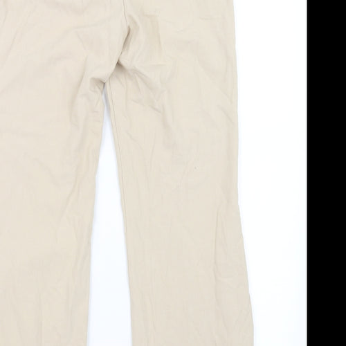 Marks and Spencer Womens Beige   Trousers  Size 10 L27 in