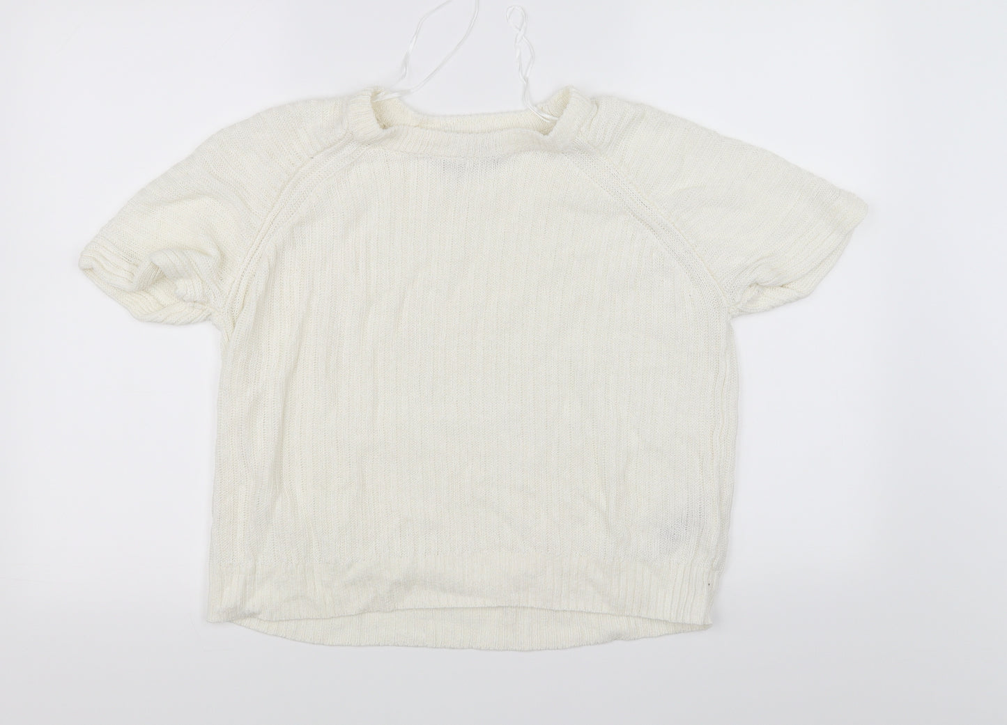 Marks and Spencer Womens White   Pullover Jumper Size 16