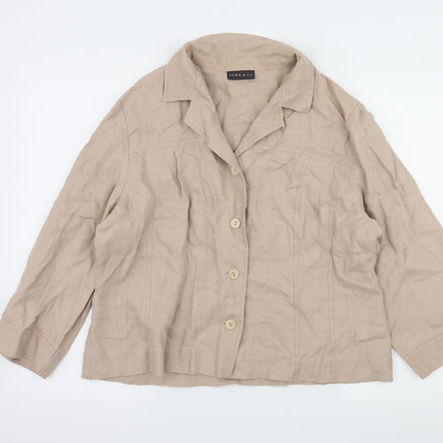 Alex & Co Womens Beige   Jacket  Size 16