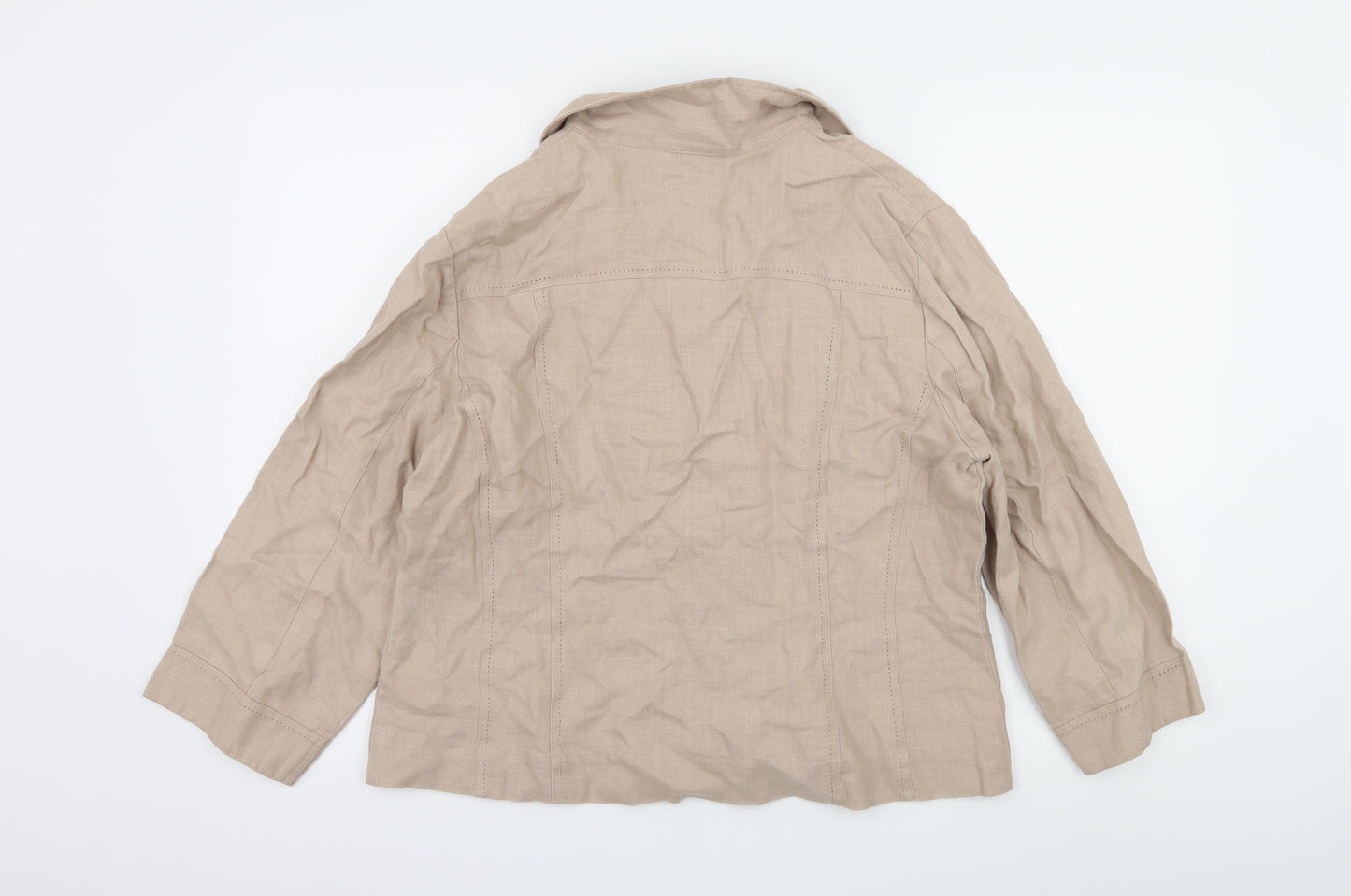 Alex & Co Womens Beige   Jacket  Size 16