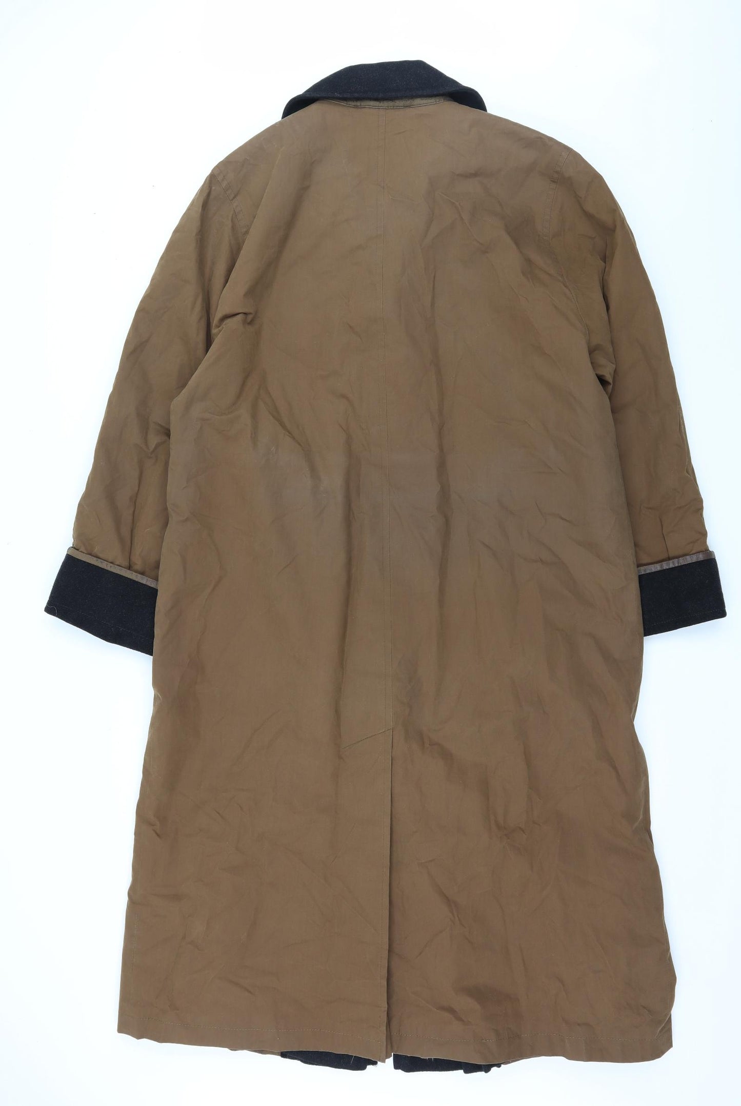 Fuchs & Schmitt Womens Brown   Overcoat Coat Size 12