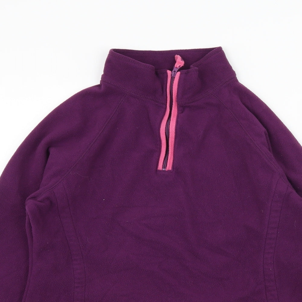 Peter Storm Womens Purple  Fleece Pullover Sweatshirt Size 10