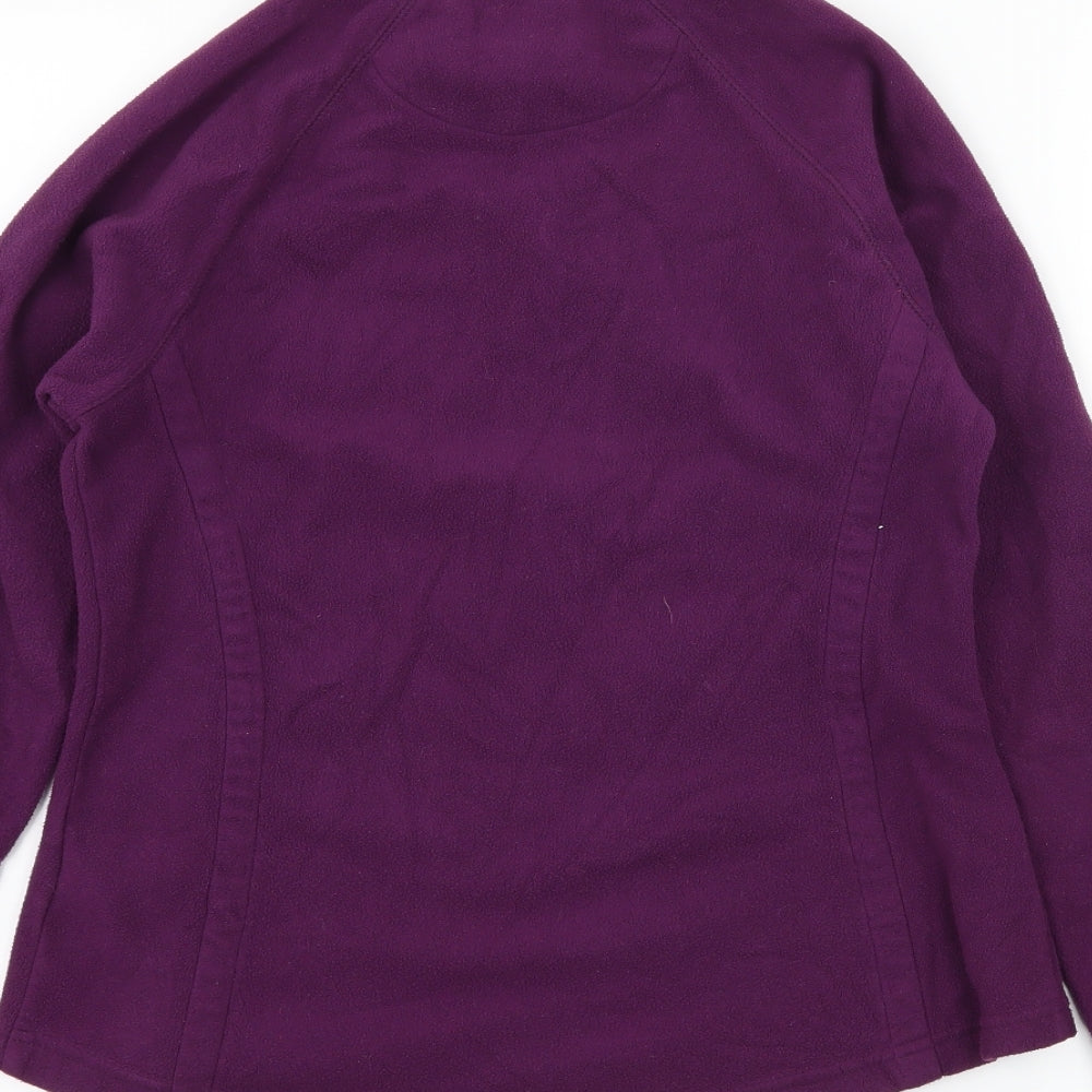 Peter Storm Womens Purple  Fleece Pullover Sweatshirt Size 10