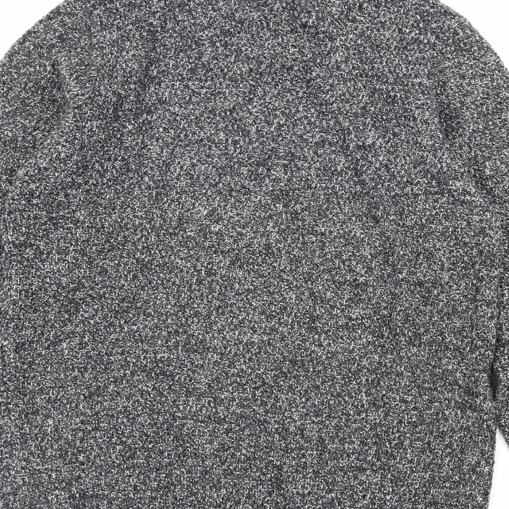 Marks and Spencer Womens Grey  Knit Cardigan Jumper Size S
