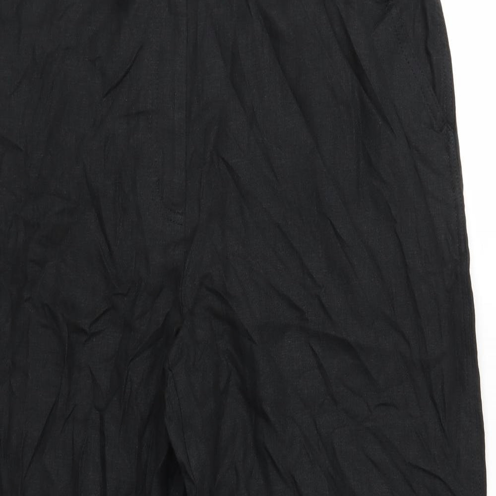 Marks and Spencer Womens Black   Trousers  Size 18 L27 in