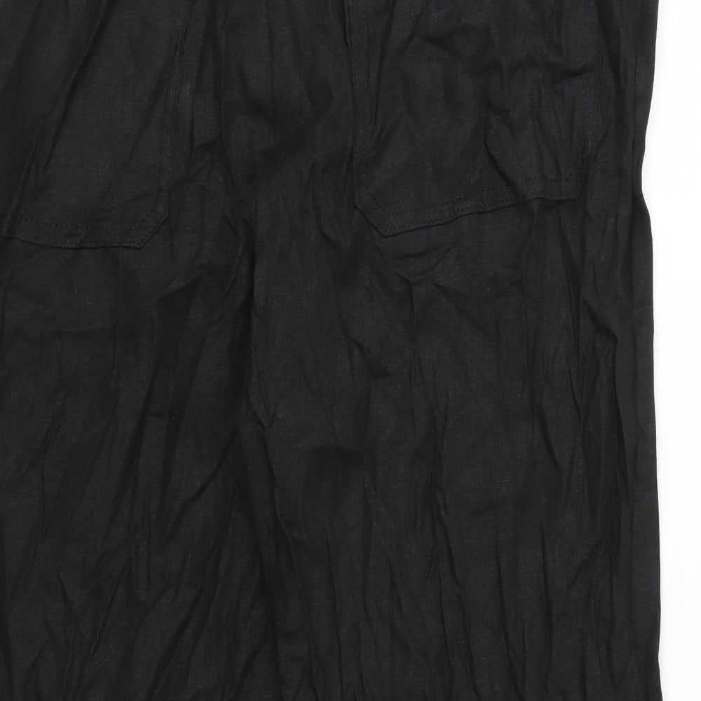 Marks and Spencer Womens Black   Trousers  Size 18 L27 in