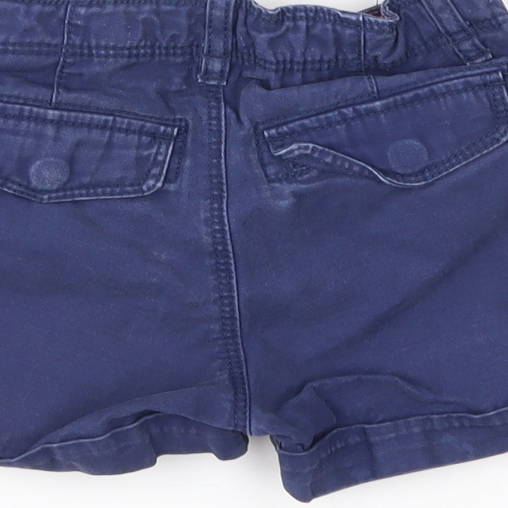 H&M Girls Blue  Denim Mom Shorts Size 2-3 Years