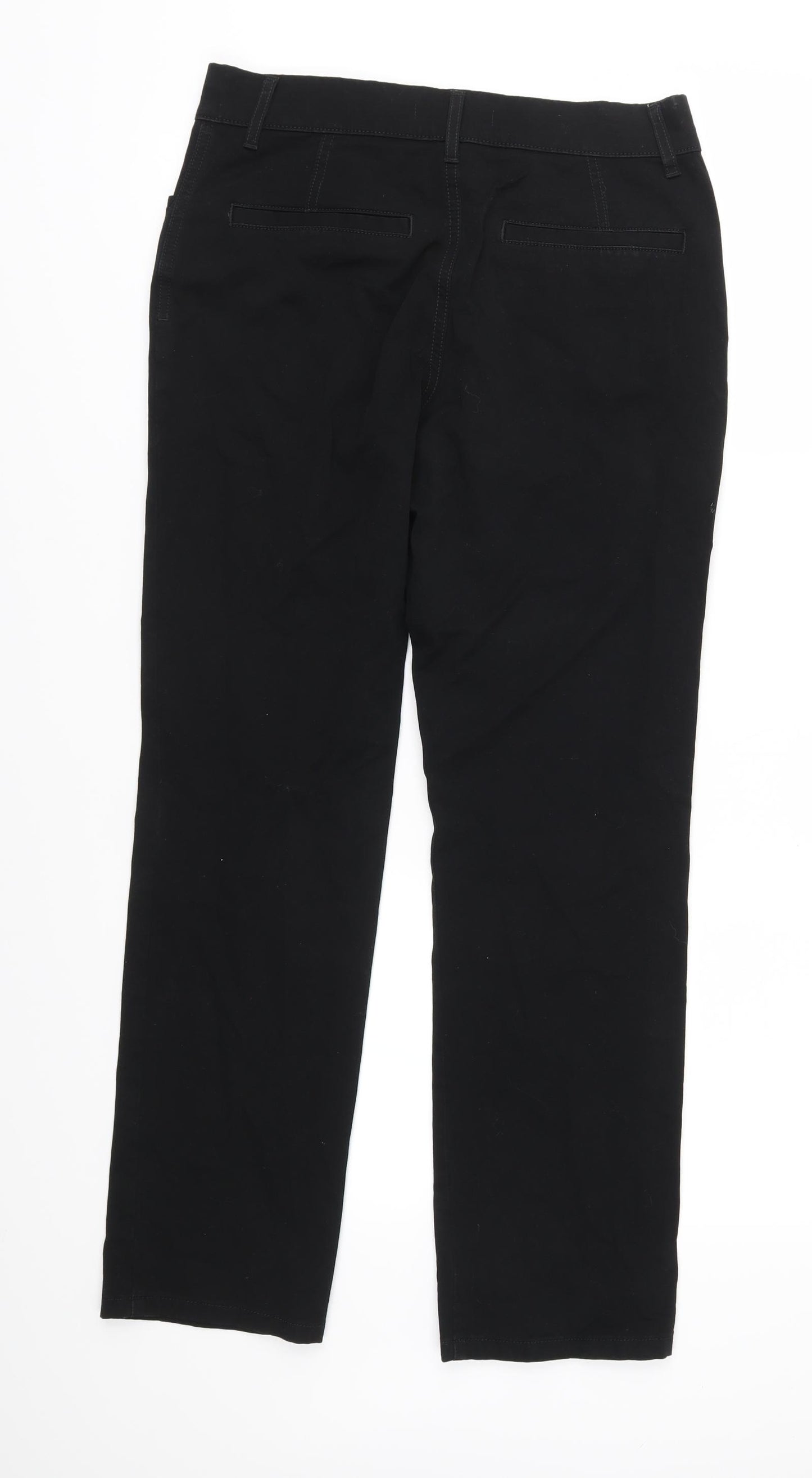 Marks and Spencer Womens Black  Denim Straight Jeans Size 32 in L28 in