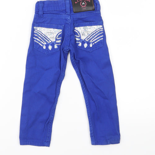 A.C.R. Girls Girls Blue  Denim  Jeans Size 18 Months