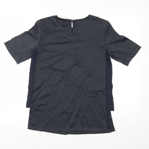 H&M Womens Blue   Basic Blouse Size 8
