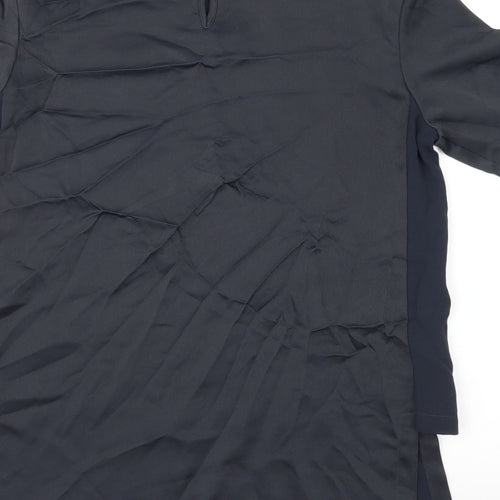 H&M Womens Blue   Basic Blouse Size 8