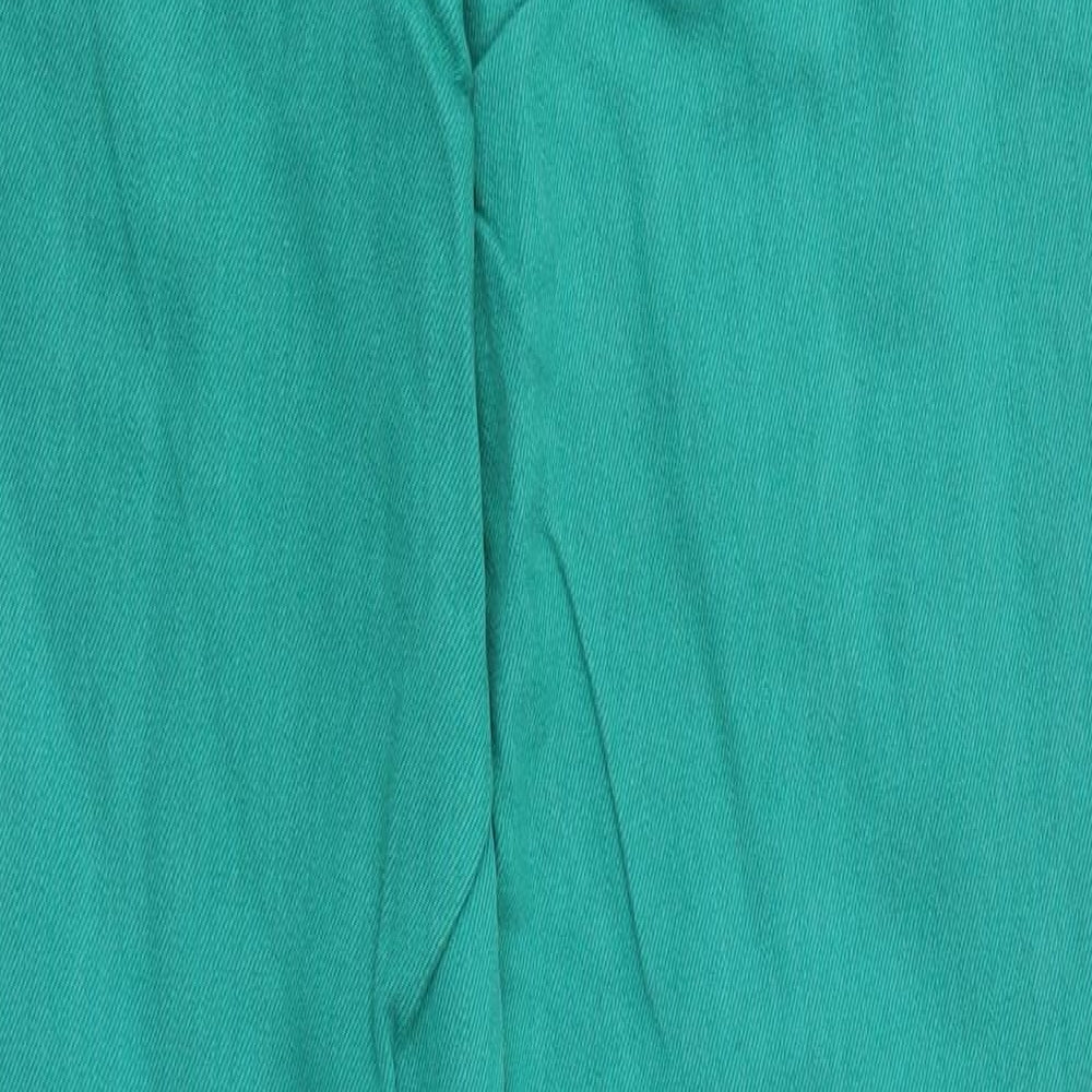 Divided Womens Green  Denim Straight Jeans Size 8 L28 in