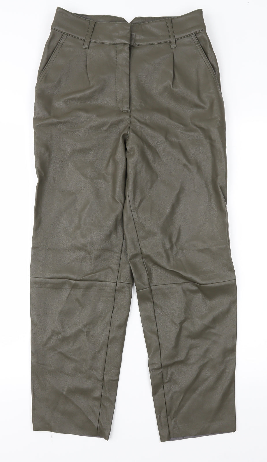 H&M Womens Green   Trousers  Size 6 L25 in
