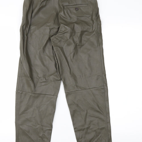 H&M Womens Green   Trousers  Size 6 L25 in