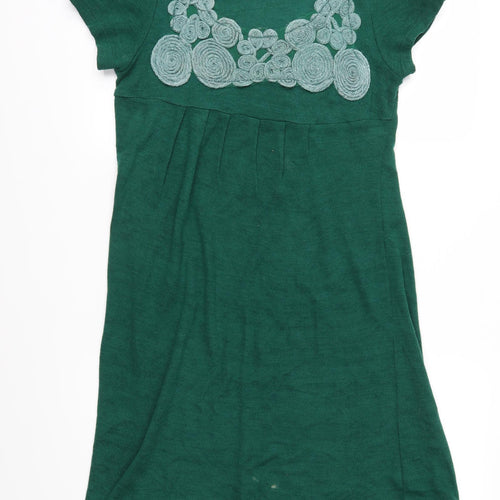 CULTURE Womens Green  Knit Jumper Dress  Size 10