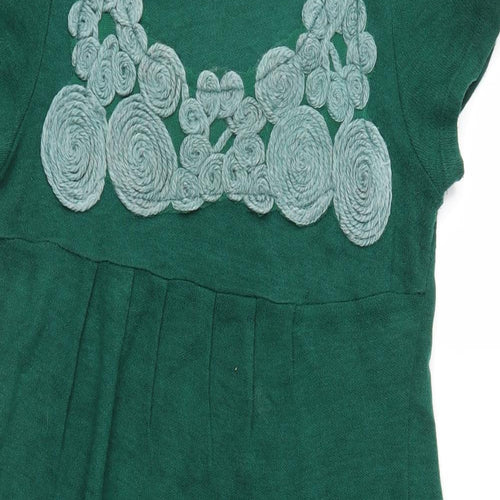 CULTURE Womens Green  Knit Jumper Dress  Size 10